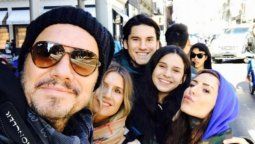 Marcelo Tinelli viajó con sus hijos a Nueva York
