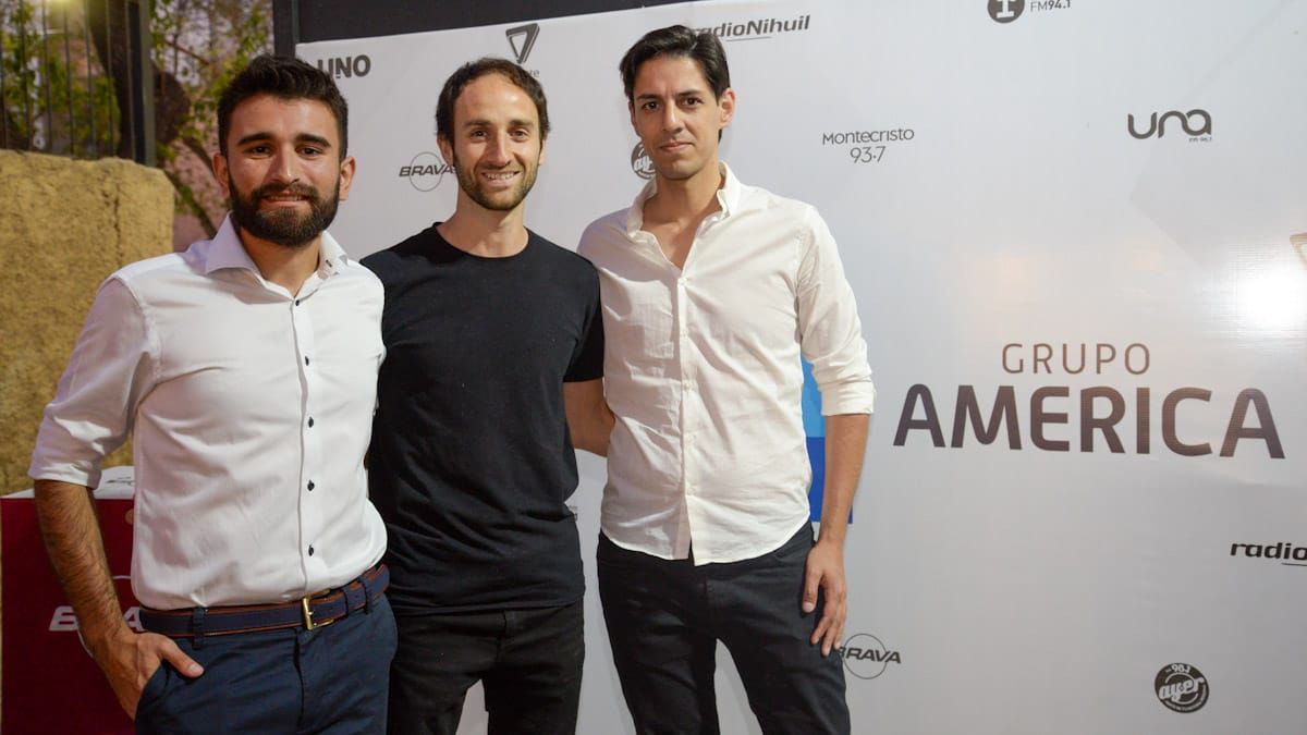 Matias Arrieta, Mauricio Nahin y Sebastián Palma.