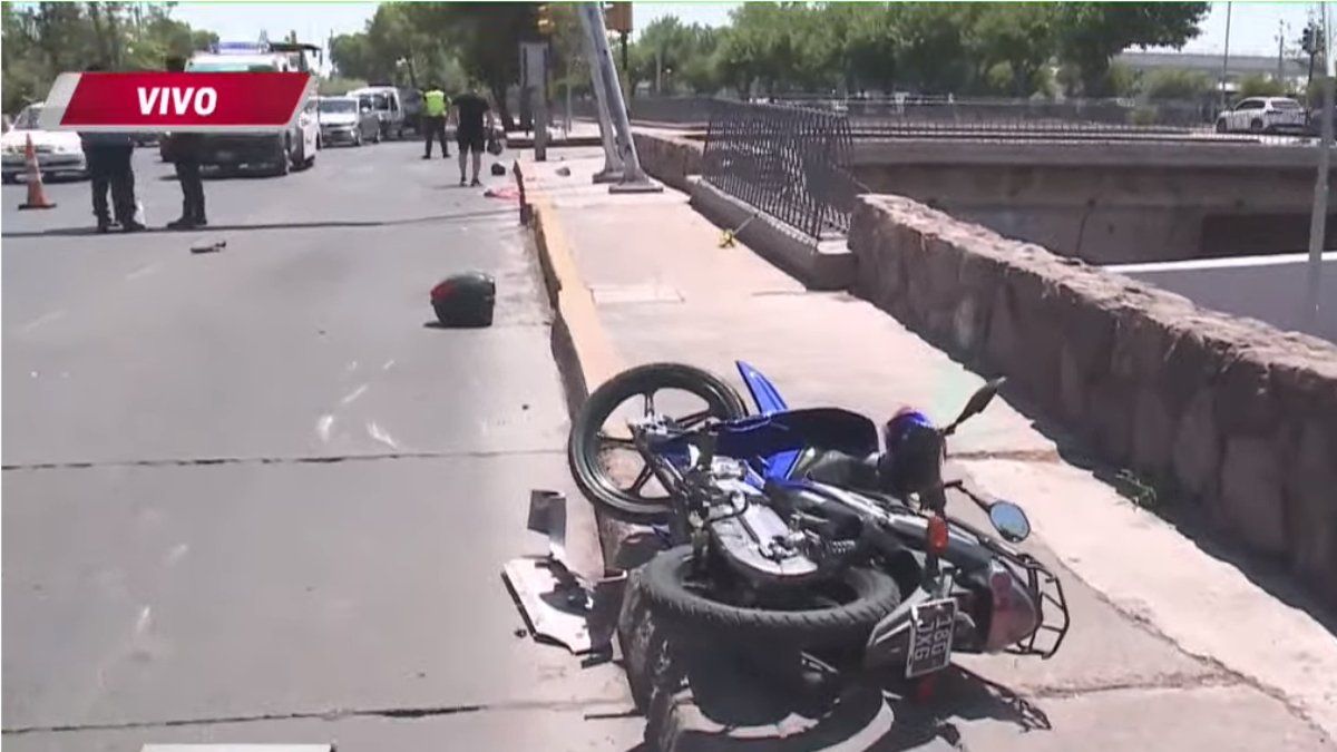 Las imágenes que captó El Siete en el lugar del accidente en Ciudad.