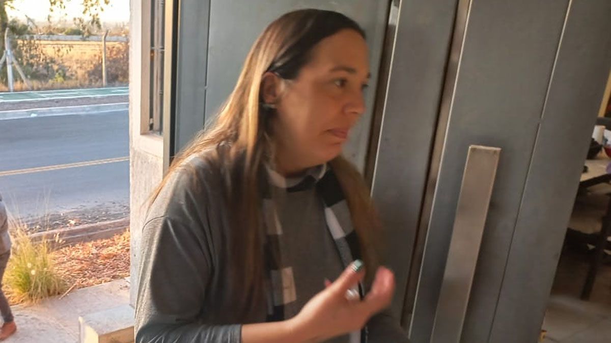 Soledad Ripoll fue la vecina de Ciudad que se encontró a la beba en la puerta de su casa el jueves alrededor de las 20.35.