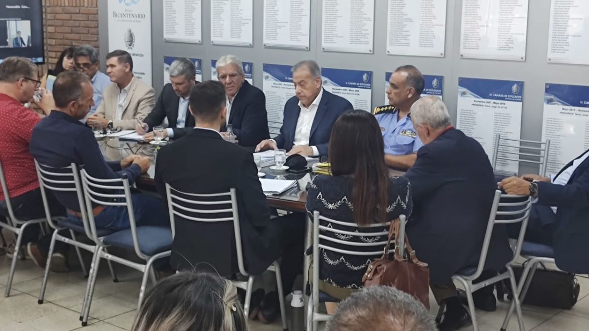 Una de las últimas reuniones de la Bicameral de Seguridad, a la que asistió el exministro de Seguridad, Raúl Levrino. Según el oficialismo, se utilizó para hacer un "show mediático".
