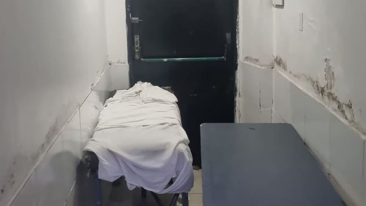 Una habitación de la clínica Santa María de Buenos Aires donde hallaron 8 fetos humanos en la basura. Un caso que conmociona...&nbsp;