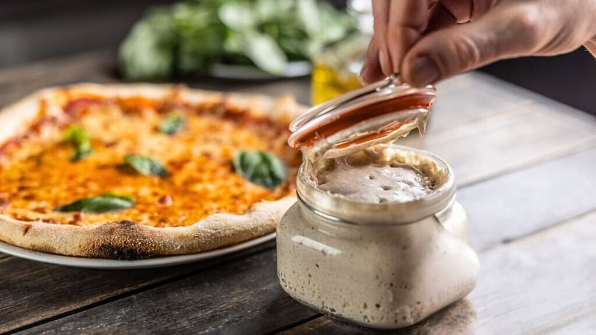 La receta de la masa madre para pizza es muy sencilla y el resultado es una comida de calidad. Foto: iStock.