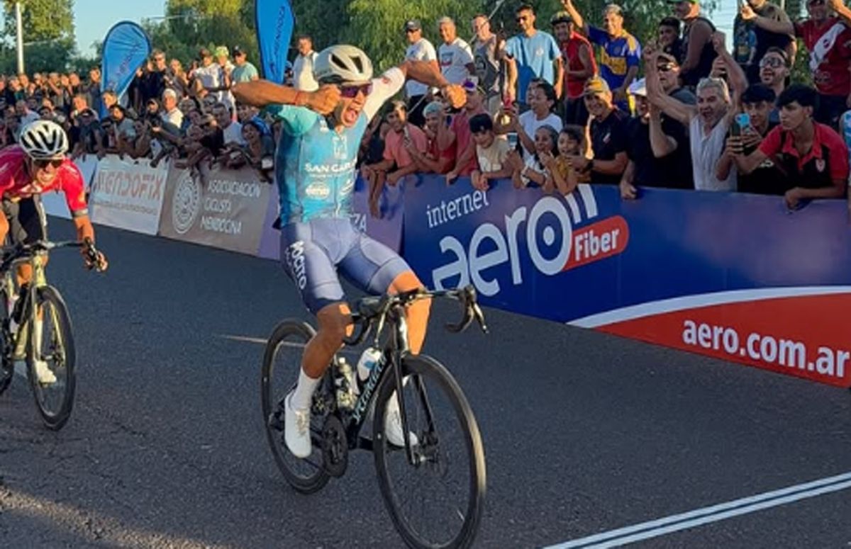Vuelta de Mendoza 2026: Rodrigo Díaz ganó la quinta etapa y Cristian Moyano lidera la general