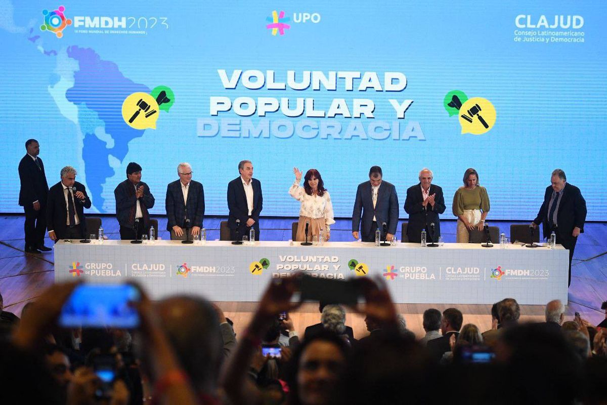 Cristina Kirchner estuvo reunida esta semana con el Grupo de Puebla.