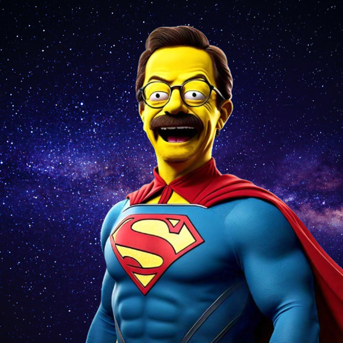 Superman, el más "poderosillo" de los Súper Simpsons. Superman, el más "poderosillo" de los Súper Simpsons.