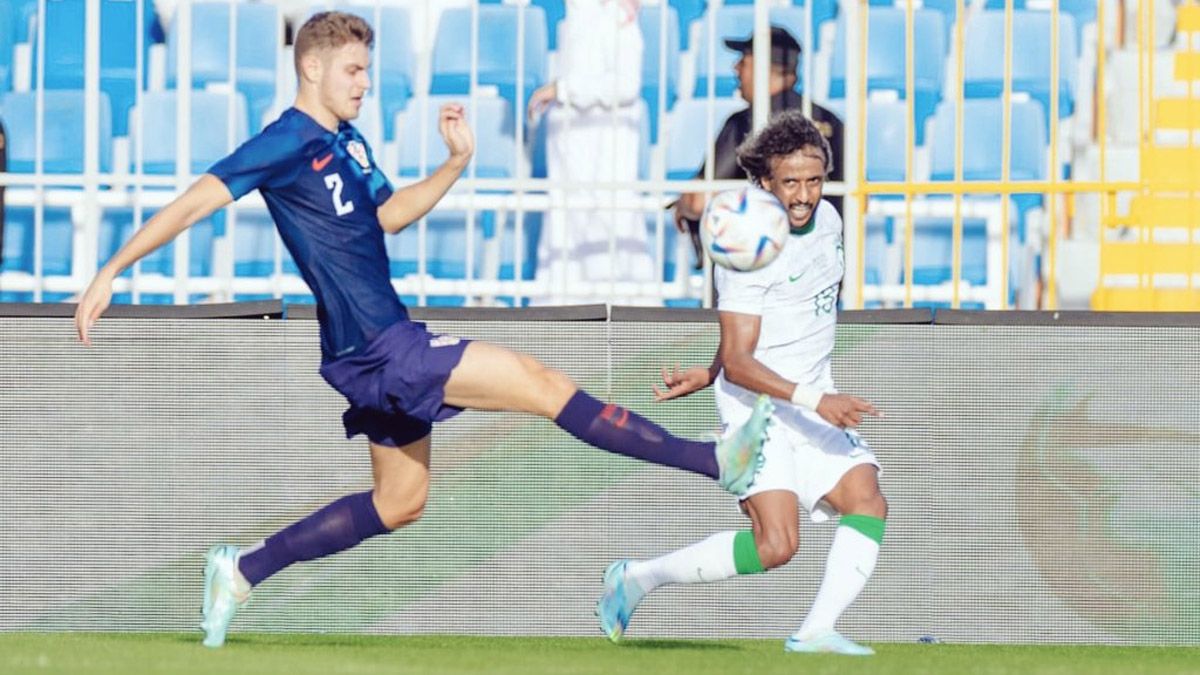 Arabia Saudita cayó en el último amistoso ante Croacia.
