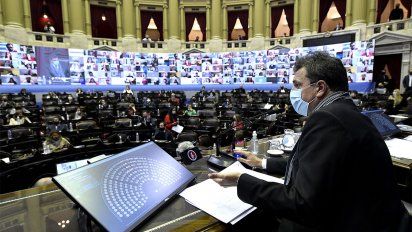 Sergio Massa es el presidente de la Cámara de Diputados de la Nación.
