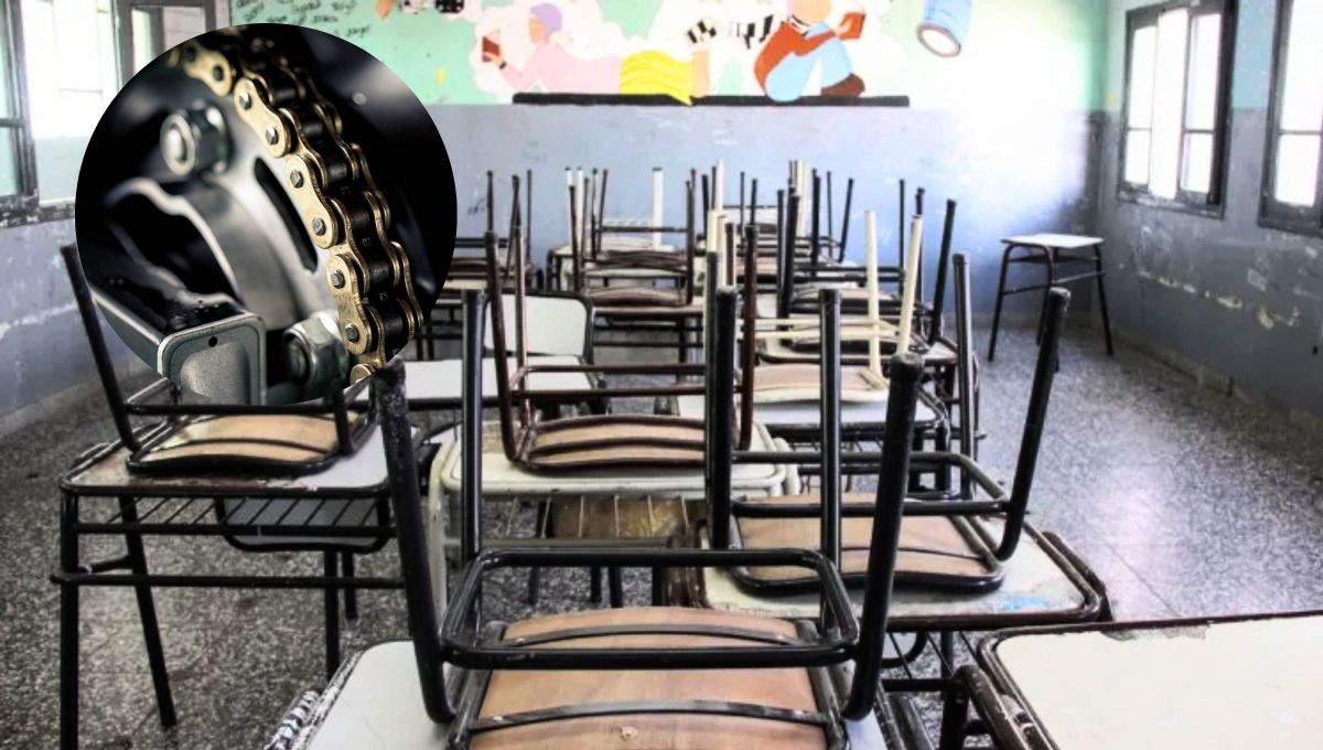 El alumno terminó detenido y las autoridades investigan el hecho.