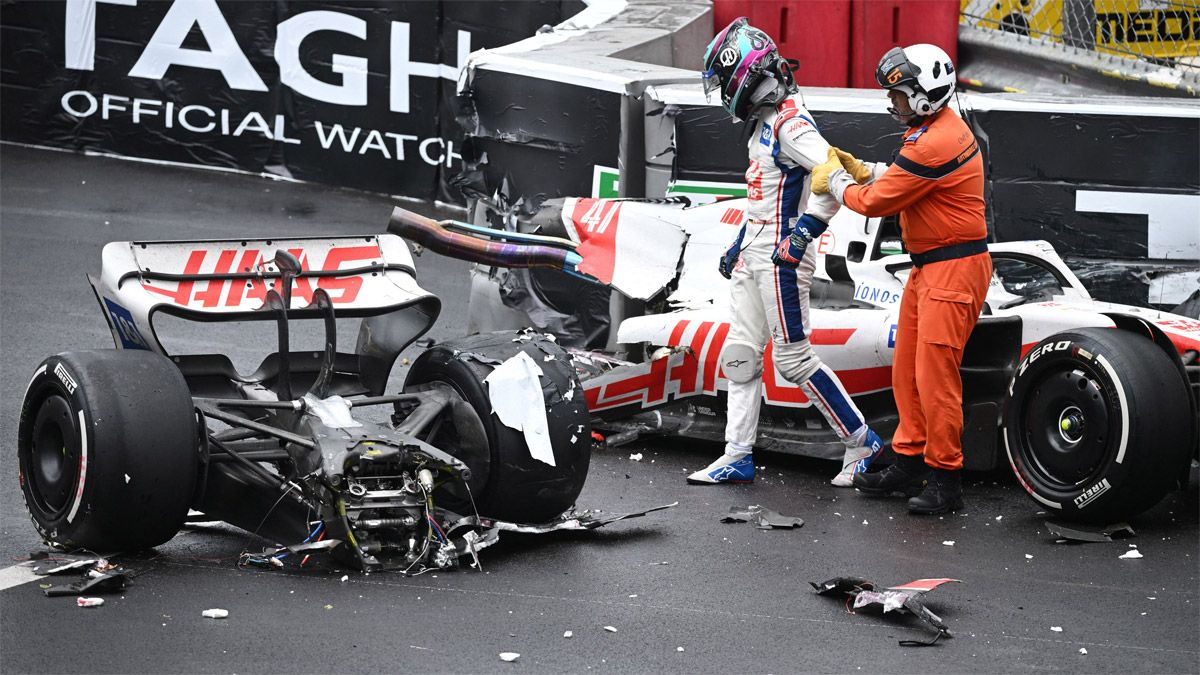 ¡Increíble! Mick Schumacher tuvo muchísima suerte tras sufrir un duro accidente en el Gran Premio de Mónaco.
