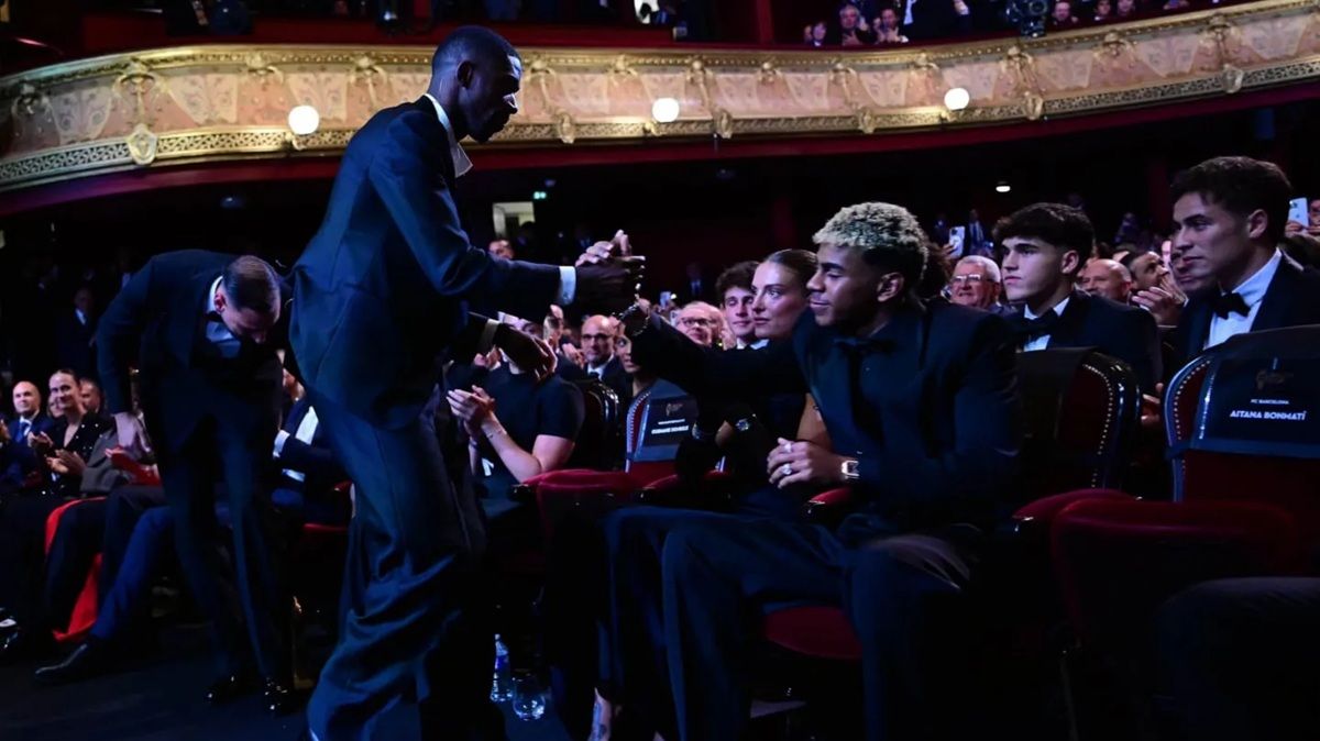 Ousmane Dembélé﻿ se impuso ante Lamine Yamal en la gala del Balón de Oro.