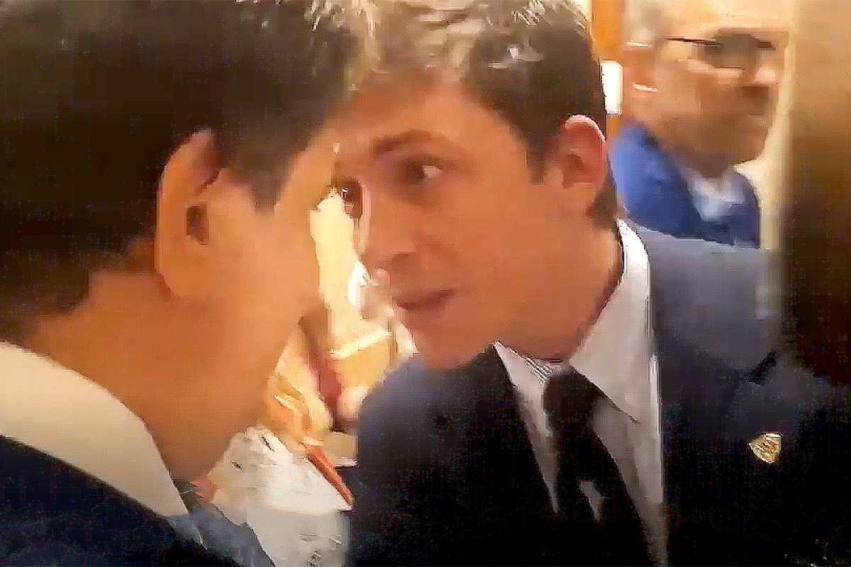 El tenso cruce que protagonizaron el asesor presidencial Santiago Caputo y el diputado radical Facundo Manes. El tenso cruce que protagonizaron el asesor presidencial Santiago Caputo y el diputado radical Facundo Manes.