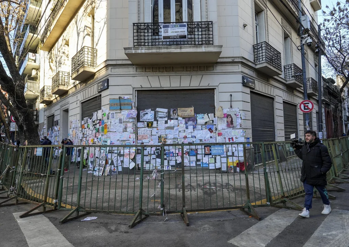 El departamento de Cristina Kirchner en el barrio de Constitución, en la Ciudad de Buenos Aires.