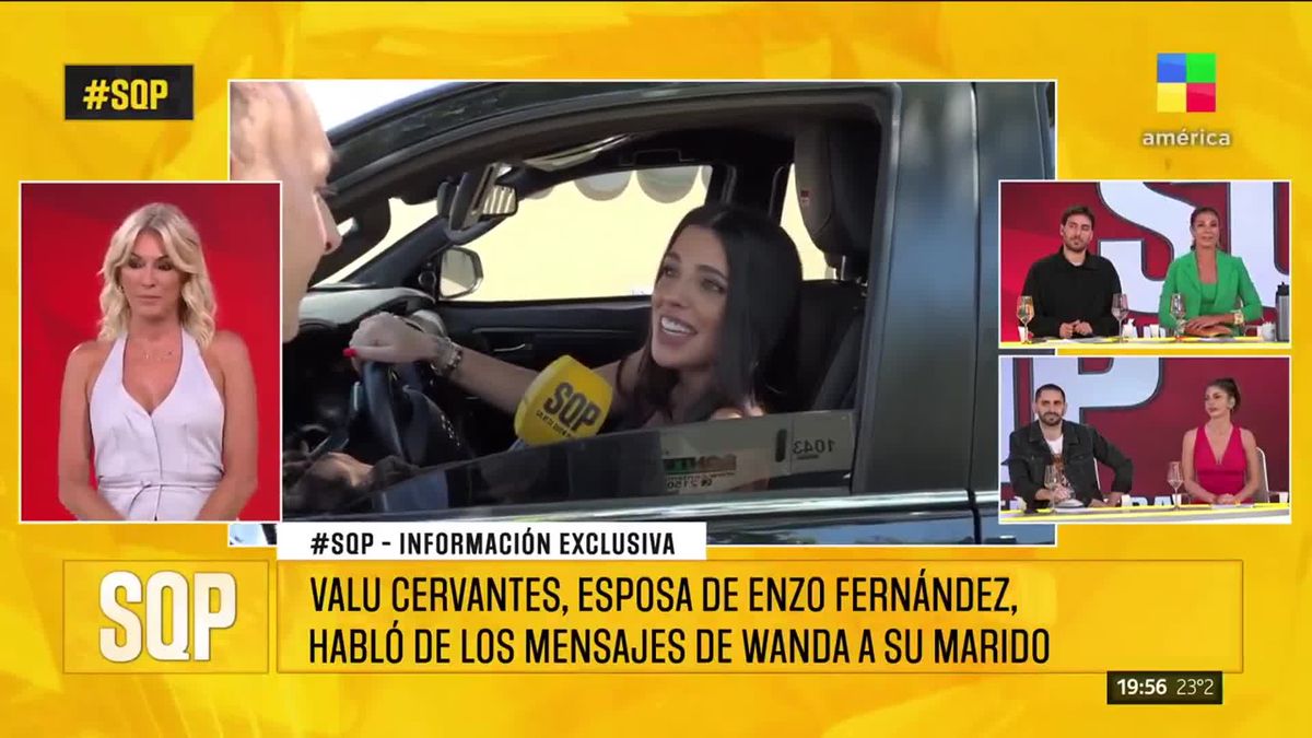 Wanda Nara le escribi&oacute; a Enzo Fern&aacute;ndez.