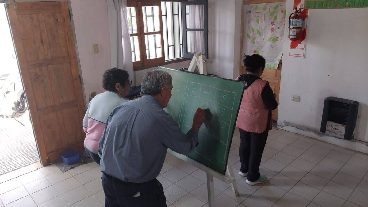 En el Cebja 3097 de Rama Caída, San Rafael, durante una tarea recretativa. En el Cebja 3097 de Rama Caída, San Rafael, durante una tarea recretativa.
