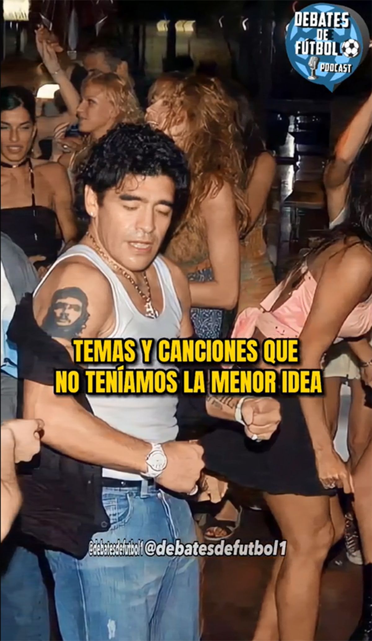 "...Viene Diego rumbeando", dice la canción de Las Ketchup y un podcast lo vinculó con Maradona. 