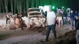 asi quedaron los dos autos del accidente en ruta 60 en el que murieron oscar, ariadna, juana y rosario