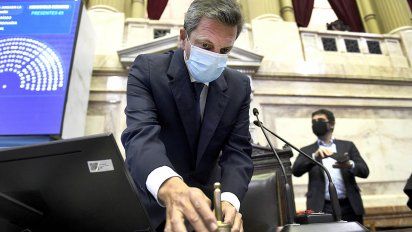  Sergio Massa, se refirió este martes al debate en torno a la realización de las elecciones primarias (PASO).