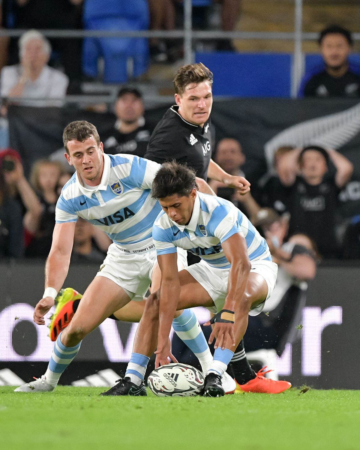 El tucumano García hizo su debut en Los Pumas.