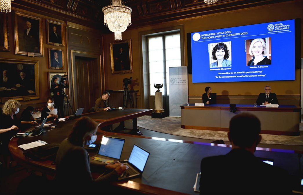 Emmanuelle Charpentier y Jennifer Doudna fueron galardonadas este miércoles con el Premio Nobel de Química por sus investigaciones en genética.