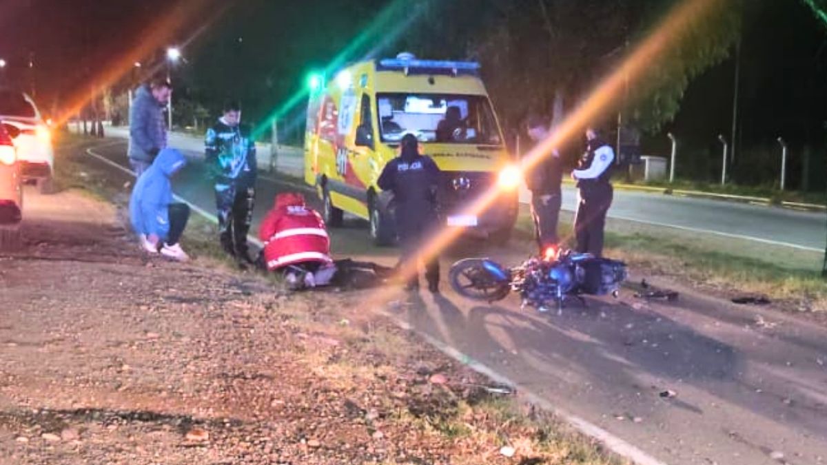 El accidente ocurrió e Guaymallén.