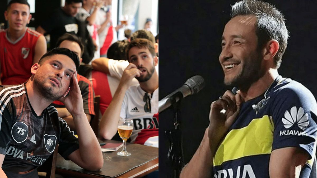 El cantante Luciano Pereyra se burló de River y los hinchas le dijeron de todo en las redes sociales.