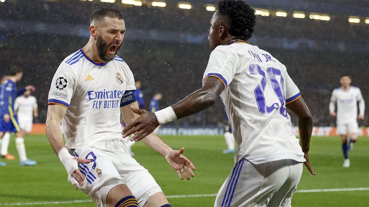 Benzemá estuvo intratable y marcó tres goles,