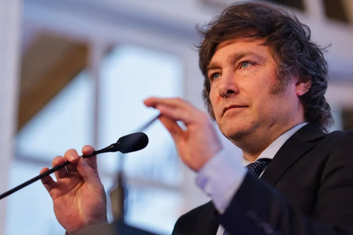 Javier Milei festeja los números de la inflación que proyectan consultoras privadas (Foto: Telam).