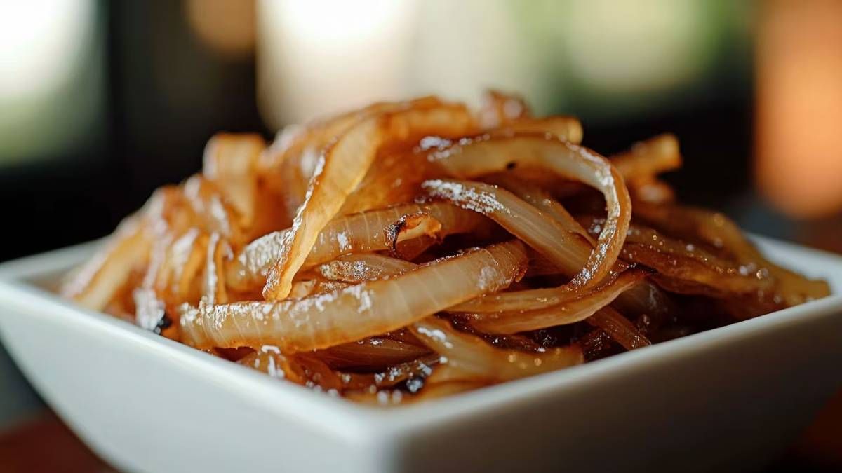 Recetas: cebollas caramelizadas. Foto: gentileza infobae.