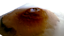 El Olympus Mons, el volcán más alto del Sistema Solar.