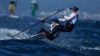Travascio y Branz ganaron la medal race pero no llegaron al podio
