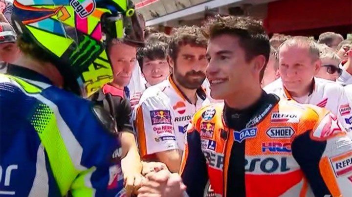 Rossi vs Márquez: se produjo la reconciliación que todos esperaban