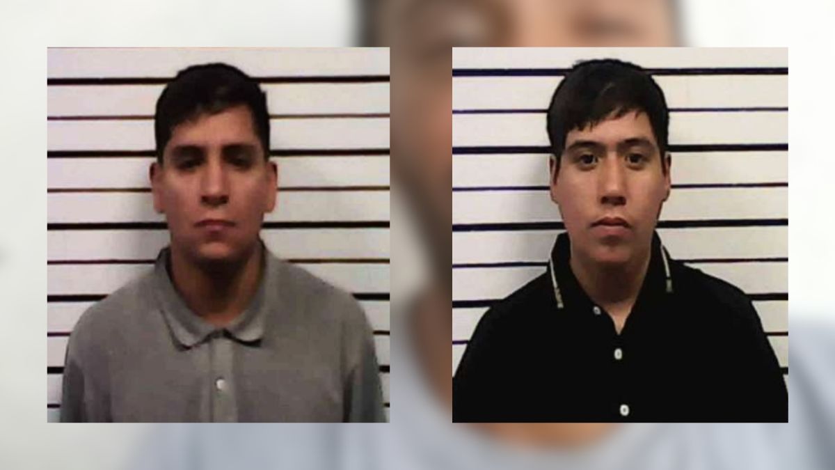 Los dos sospechosos del crimen en Godoy Cruz.