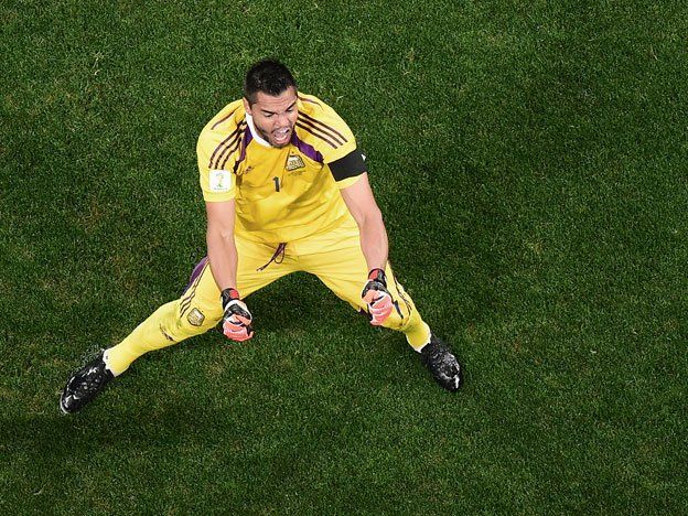 Sergio Romero quedó ternado para el premio al mejor arquero