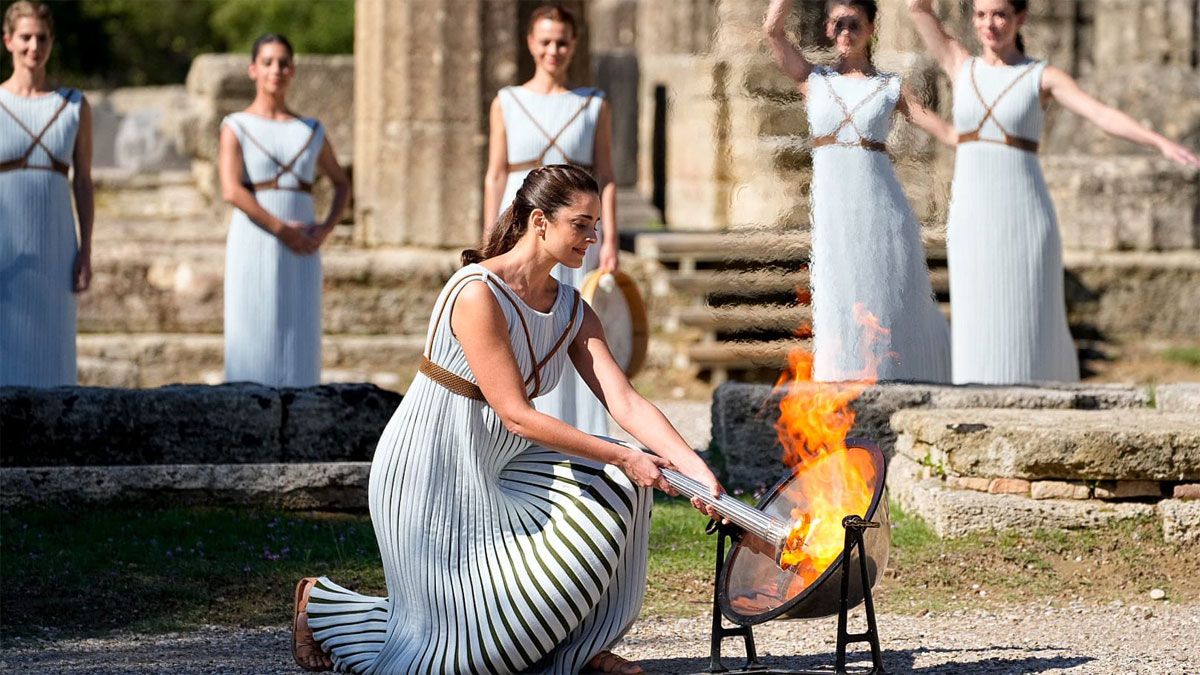 Se encendió la llama de los Juegos Olímpicos de Invierno 