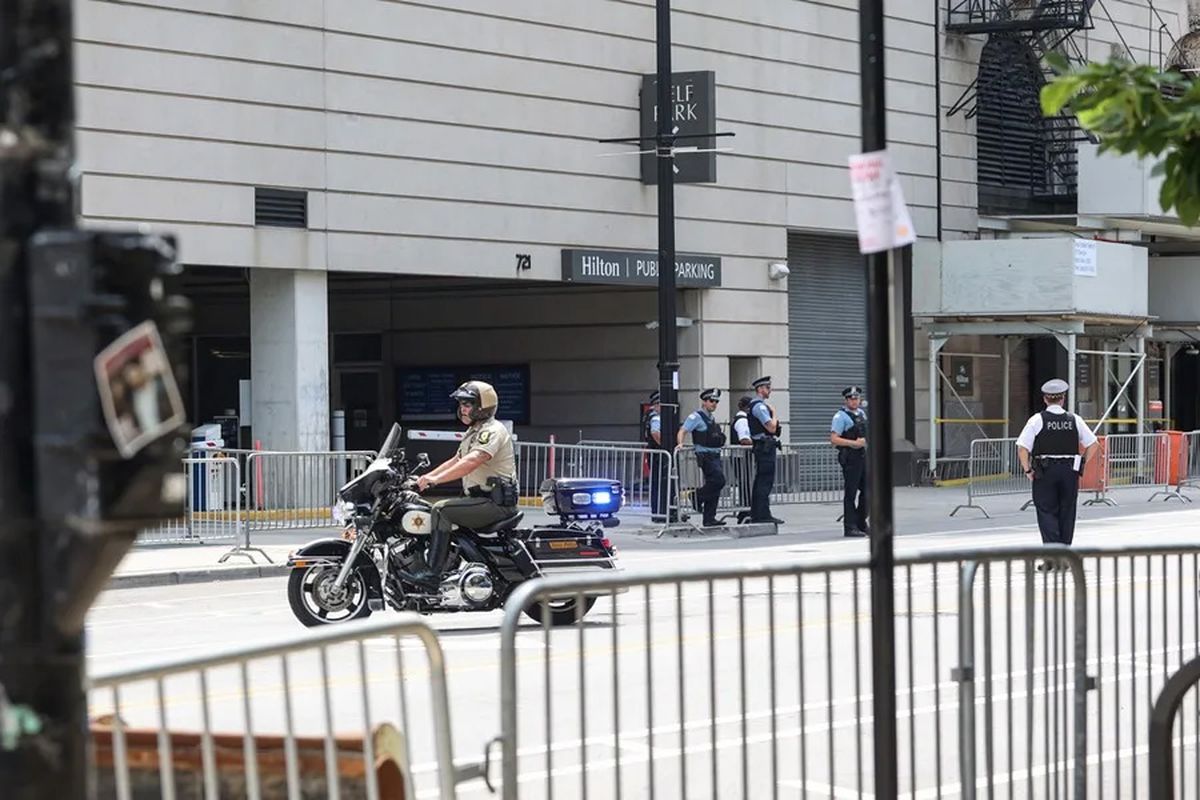  La policía en Chicago, Illinois, Estados Unidos (Archivo). Crédito: EFE/EPA/ALEX WROBLEWSKI. La policía en Chicago, Illinois, Estados Unidos (Archivo). Crédito: EFE/EPA/ALEX WROBLEWSKI.