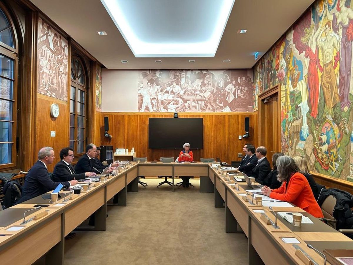 Una de las reuniones de ProMendoza en Ginebra.