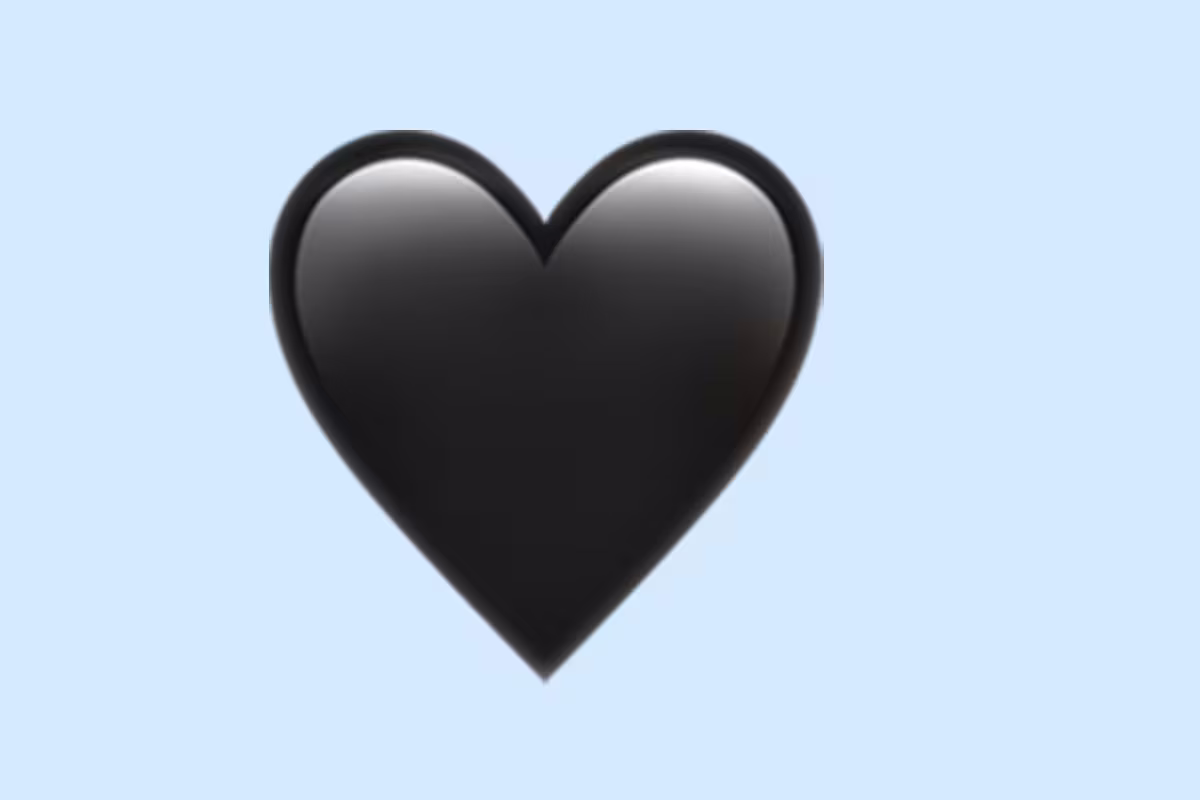 El emoji del corazón negro tiene múltiples significados. El emoji del corazón negro tiene múltiples significados.