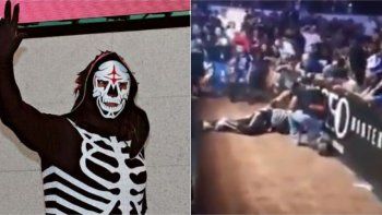 Video: el mayor ídolo de lucha libre mexicana murió tras un accidente en combate