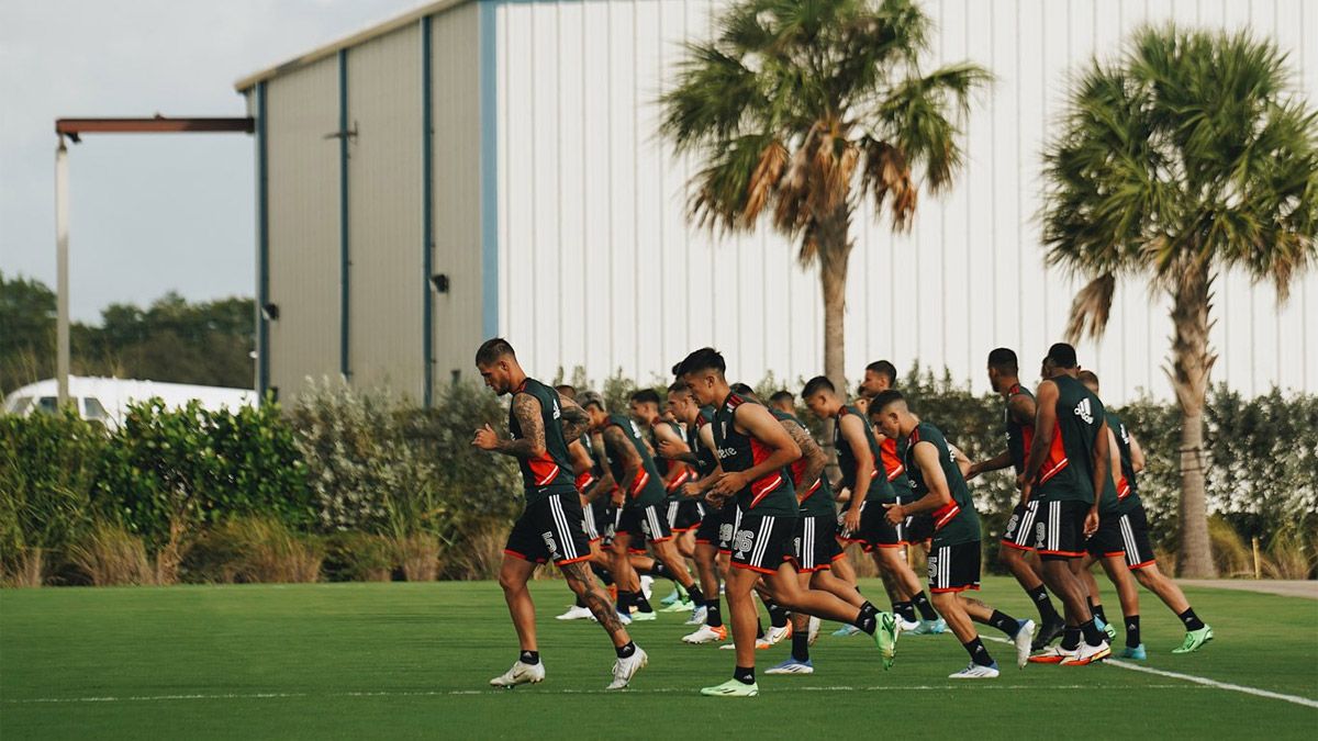 River está realizando la pretemporada en Estados Unidos.