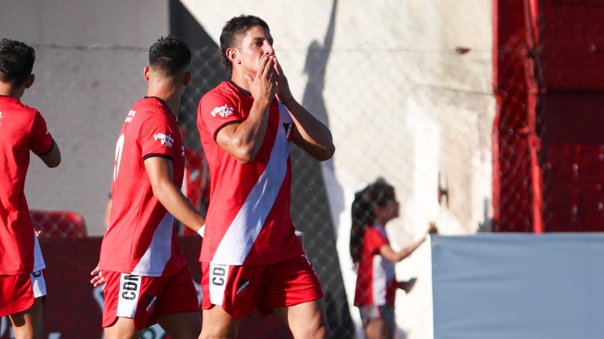 Emiliano Ozuna le dio el triunfo al Deportivo Maipú.