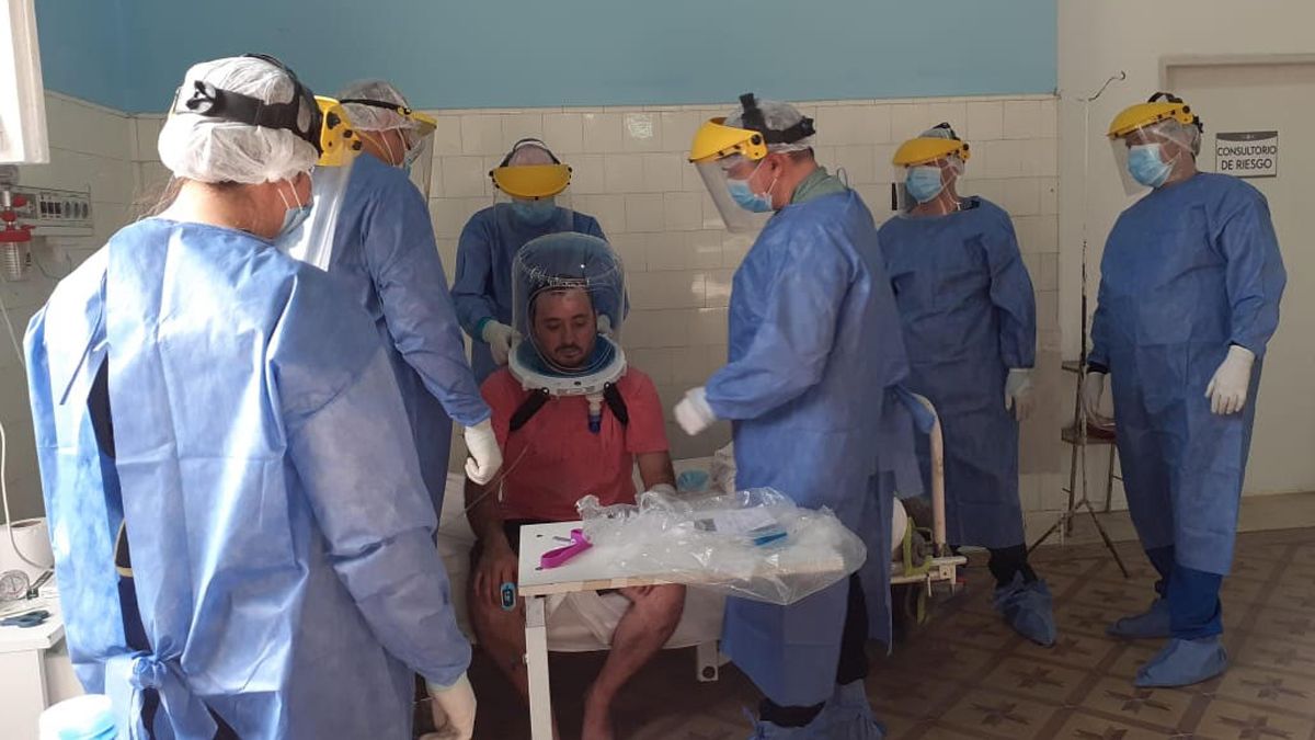Coronavirus en Argentina. Prueban un casco en Santiago del Estero.&nbsp;