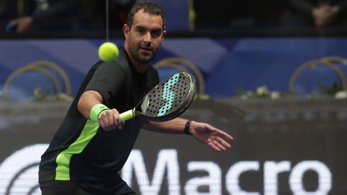 Germán Buenanueva logró superar la qualy del Mendoza Premier Padel 2022