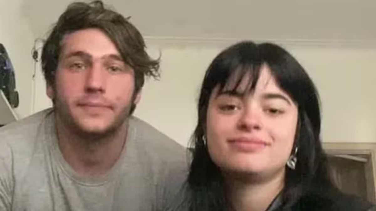 Gaspi junto a su exnovia, Juli Savioli. Gaspi junto a su exnovia, Juli Savioli.
