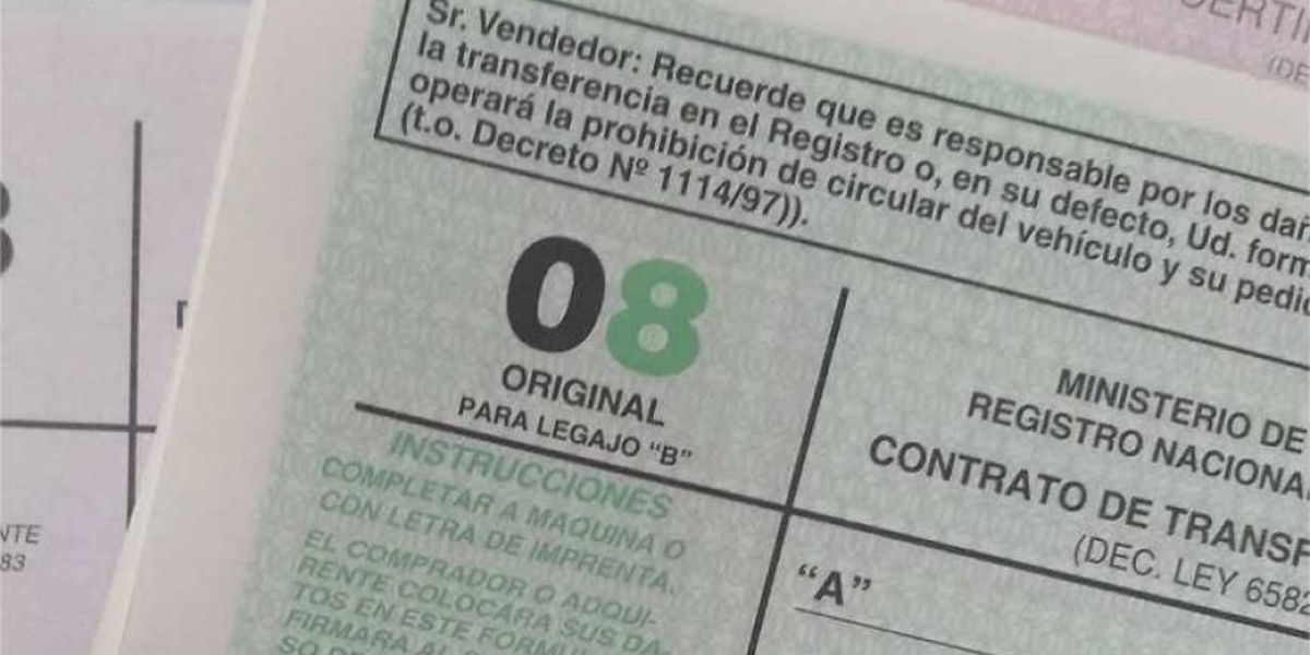 Cambios en los registro de la propiedad automotor.