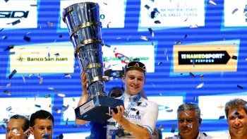 El belga Evenepoel, de solo 20 años, es campeón de la 38ª Vuelta a San Juan