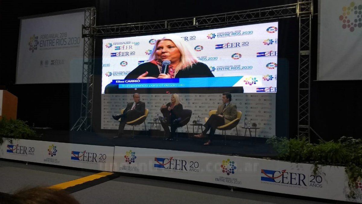 Lilita Carrió: Los radicales harán lo que Macri y yo digamos