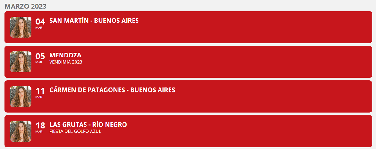 La Sole tenía en su calendario la primera repetición para la Vendimia 2023, pero luego lo borró.