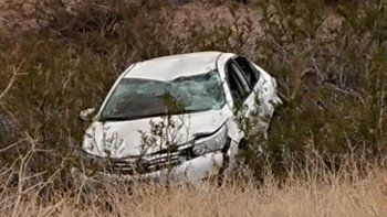 Tres mendocinos desbarrancaron 60 metros en Polvaredas y se salvaron de milagro