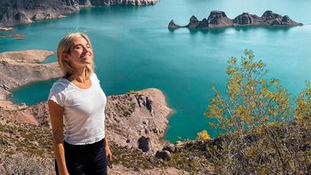 Una popular influencer de viajes visita Mendoza